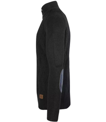 Men&#39;s Chunky Wool Turtleneck Braids Sweater