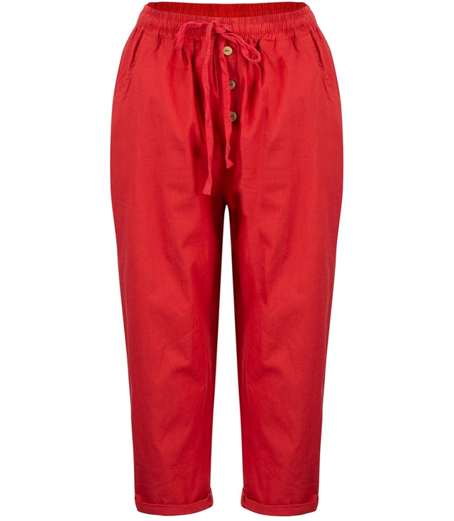 Summer linen pants 3/4 chino shorts