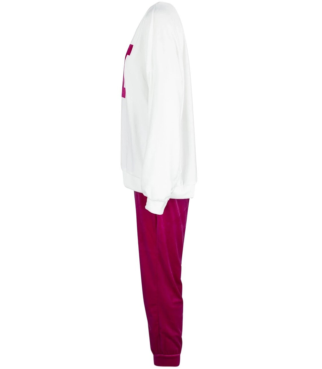 Damski komplet dresowy welurowy Ciepły Nadruk M MIA