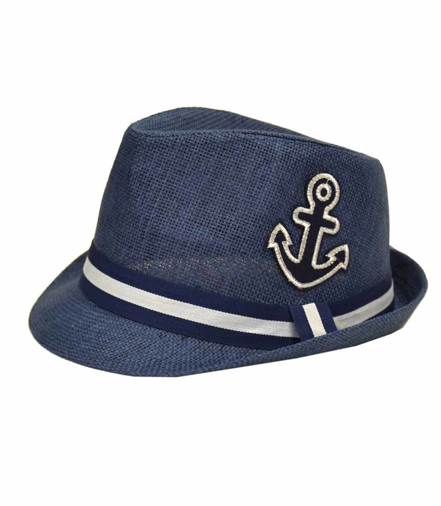 Super children's panama anchor straw hat