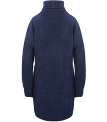 Gładki SWETER SUKIENKA dzianinowa GOLF