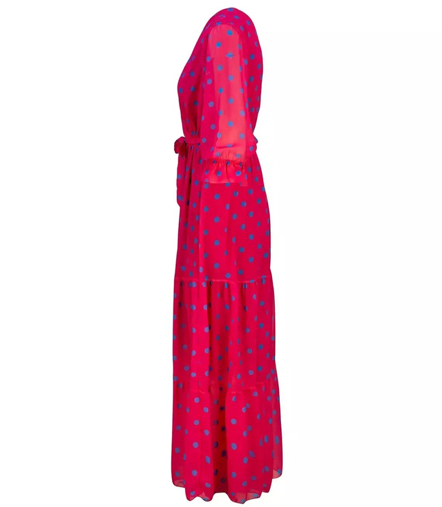 Long airy polka dot MAXI dress