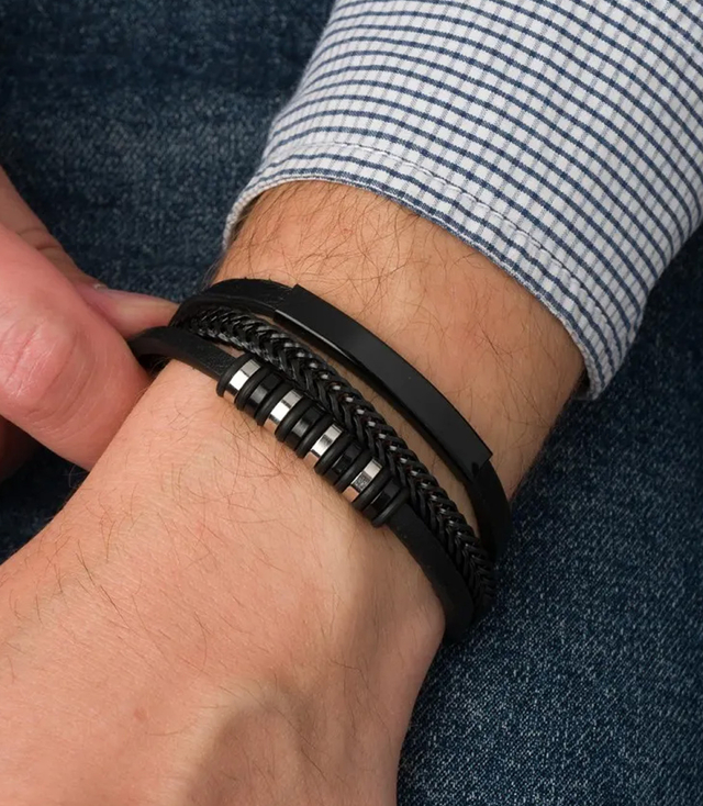 Men's bracelets perfect for a gift braided