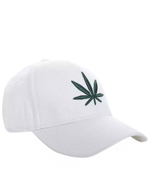 Iconic cap with a peak HERBS EMBROIDERY