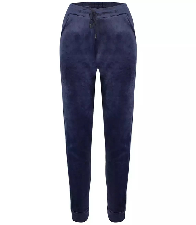 Wygodne welurowe Spodnie DRESOWE gumka 