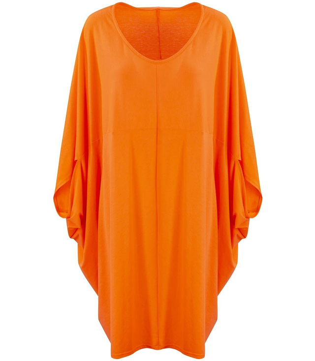 Tunika sukienka oversize nietoperz kolory