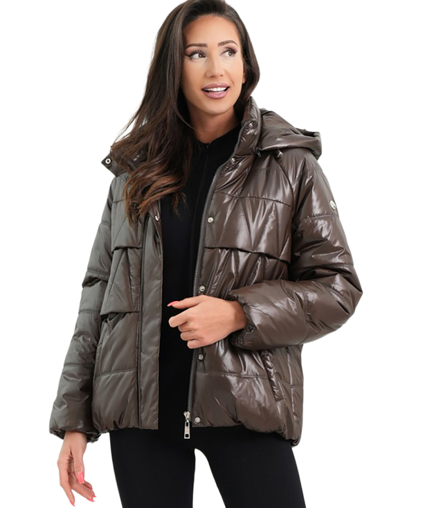 Women's insulated bomber jacket with quilting JAGNA
