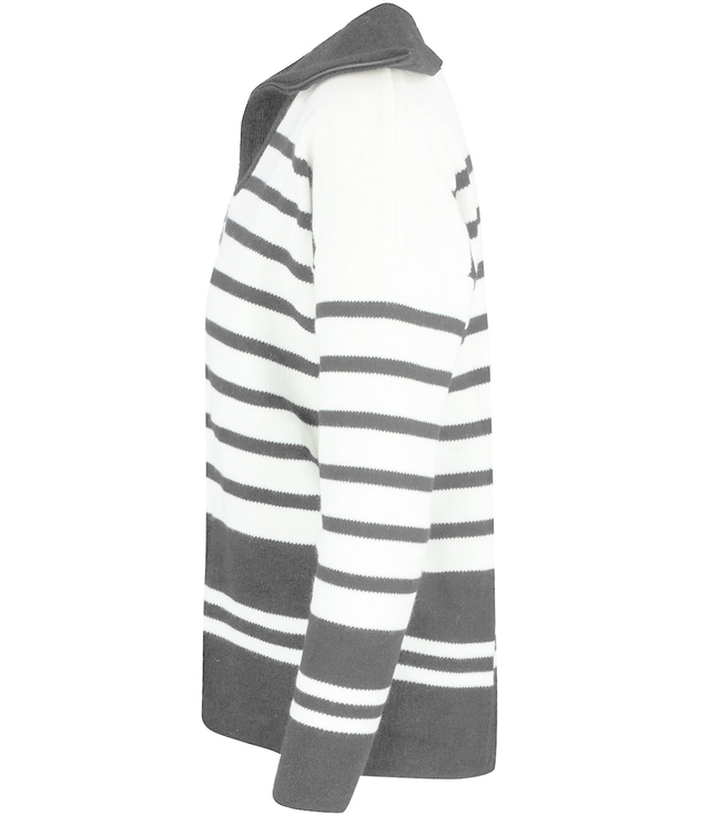 Long warm striped sweater IZA