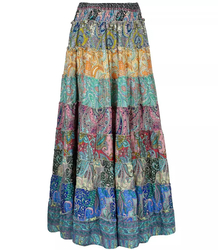 Long maxi skirt boho patterns ESMERALDA