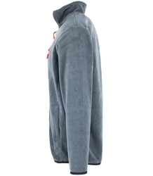 Men's classic warm fleece zip-up sweatshirt