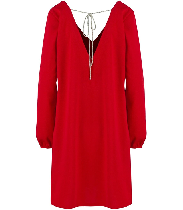 Sophisticated Lumina dress tied with a string of crystals