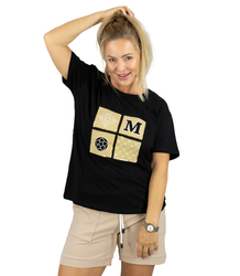 T-shirt blouse with decorative applique MARCELINE