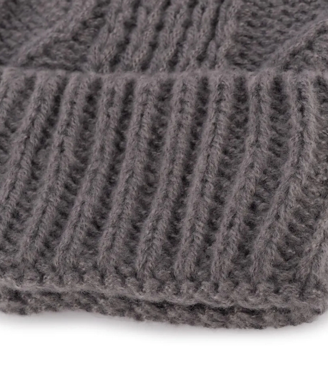 Warm women's beanie with pom-pom plaid autumn winter hat 