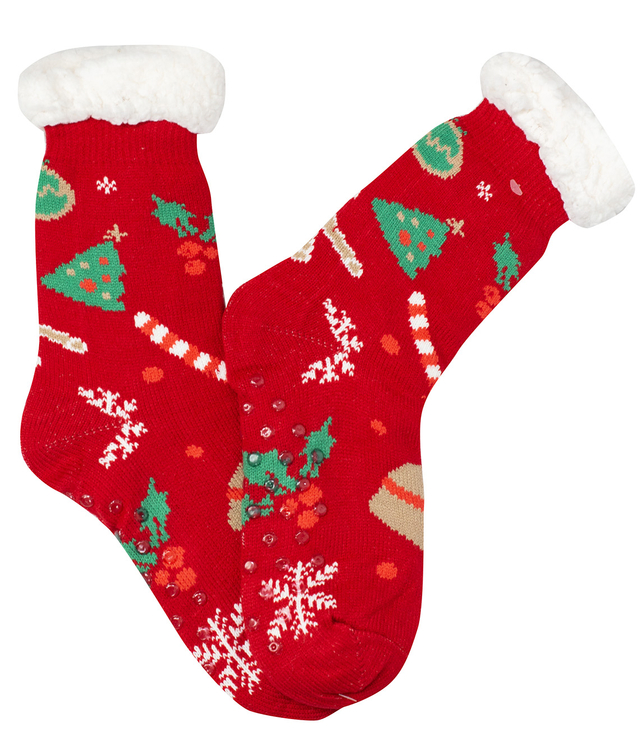 Christmas socks insulated anti-slip socks Gift MIKOLAJ 