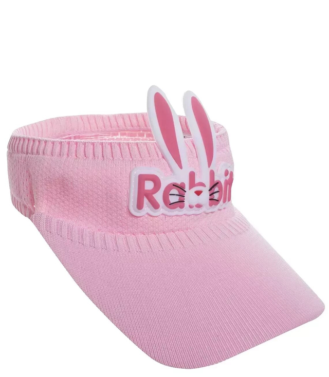 Children's visor with bunny and ears
