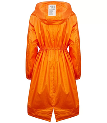 Lightweight longer raincoat parka