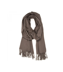 Soft large shawl with tassels uniform classic