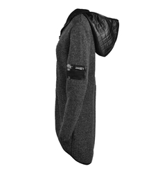 Modny asymetryczny sweter a;la płaszcz 