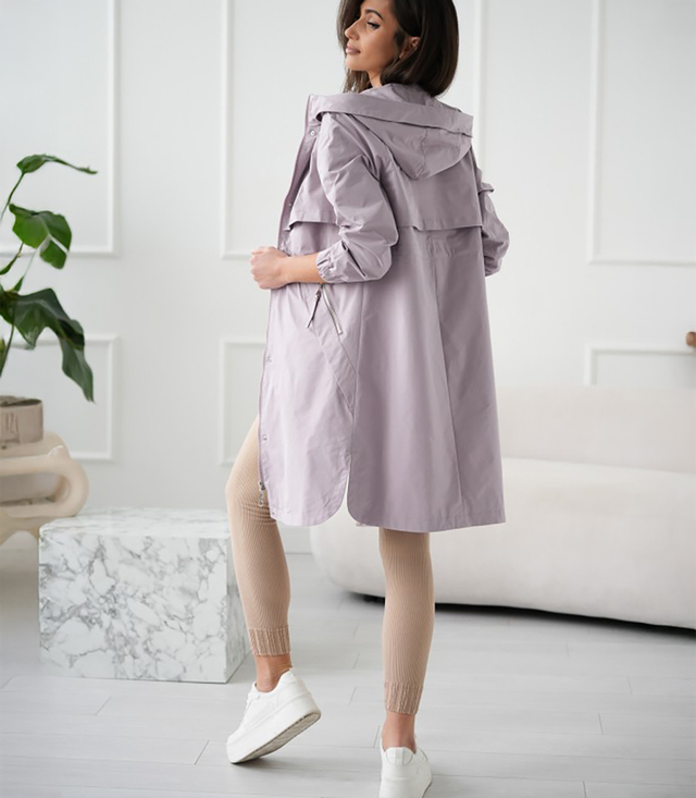 Women's trench coat transitional parka VICTORIA