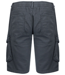 Cargo shorts with elastic waistband and cargo shorts