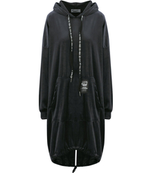 Bluza Welurowa sukienka dresowa kangurka