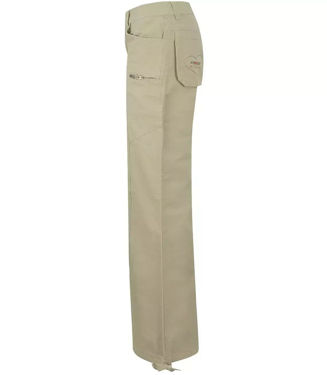 Women's cargo pants low waist wide leg