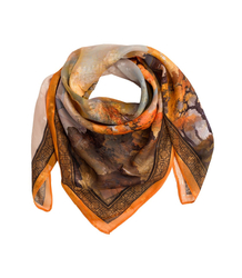 Elegant women's scarf with an insane 70x70 pattern