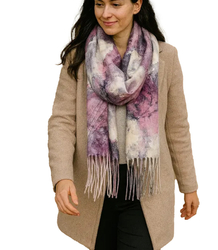 Women's scarf fashionable pattern with tassels
