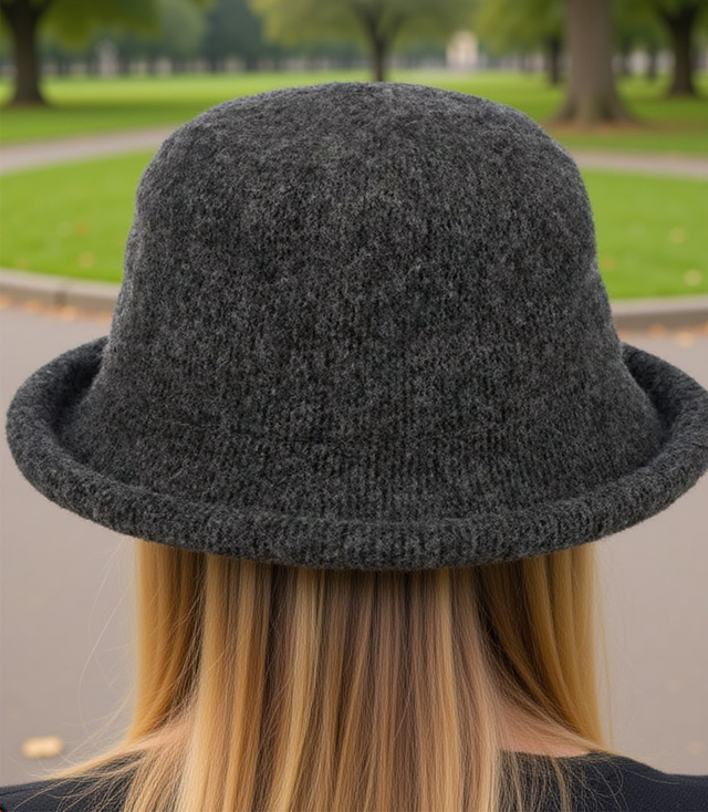 Women's hat made of soft teddy fabric