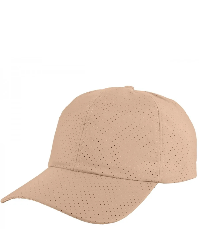 Unisex adjustable perforated baseball cap 