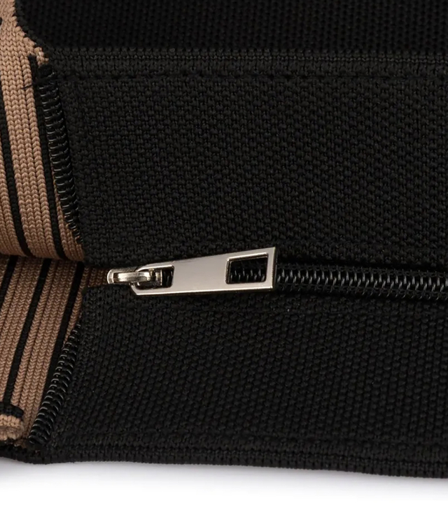 Torba shopper PARIS duża materiałowa na ramię z zamkiem