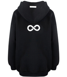 Warm unisex oversize infinity sweatshirt