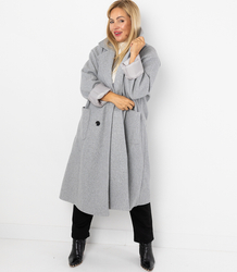 Women's long loose oversized coat CINDY