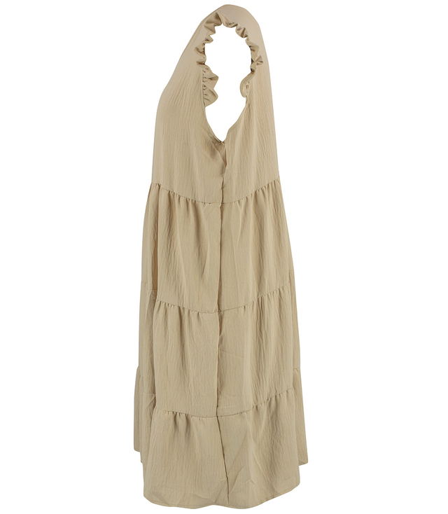 Lovely, loose, oversize midi summer dress with ruffles, IZABELL