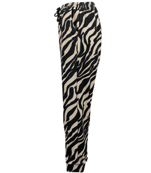 Women's velour pants animal print panther spots HELENA