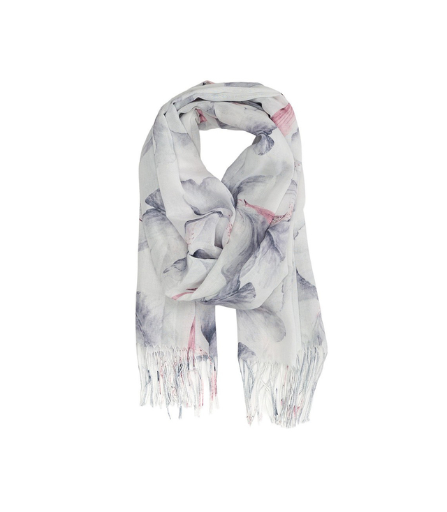 Women's floral pattern scarf 180x70