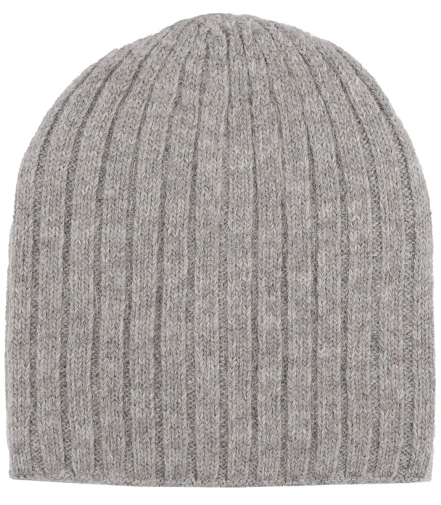 Warm ribbed beanie women's BEANIE winter autumn single color hat