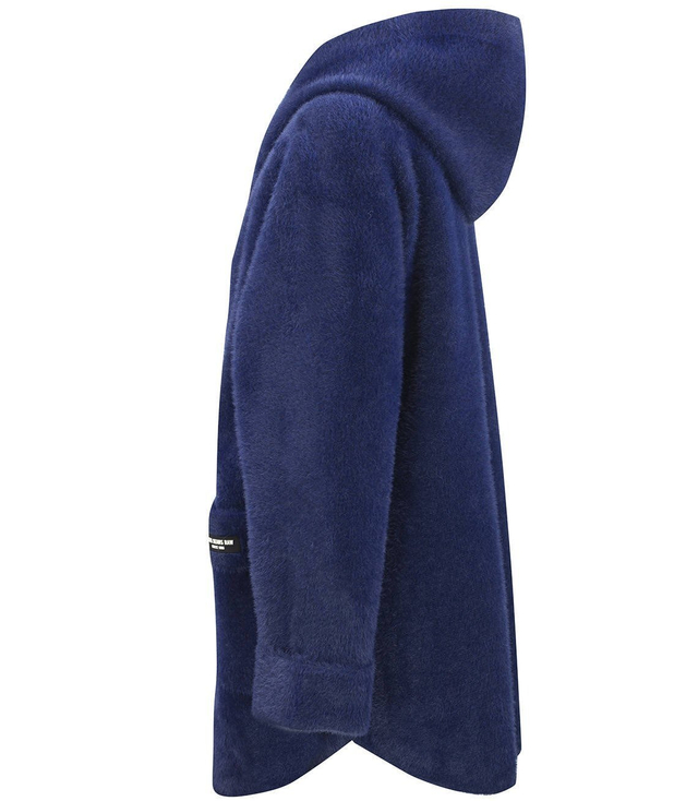 ALPAKA kurtka WEŁNA z kapturem PŁASZCZ