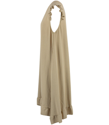 Letnia sukienka midi z falbankami luźna oversize HONEY