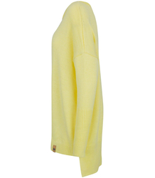 Women's smooth loose sweater with longer back SOPHIA