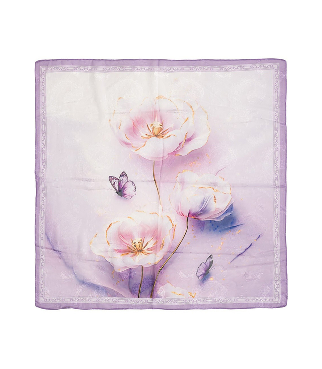 Elegant women's scarf with an insane 70x70 pattern