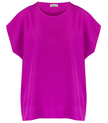 Basic women's seamless box T-shirt SARA blouse