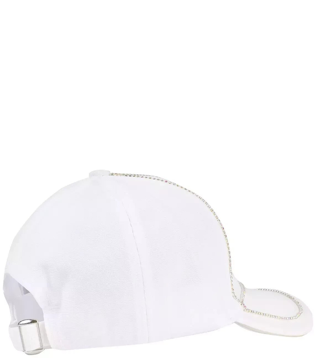 Children's cap with sparkling crystals