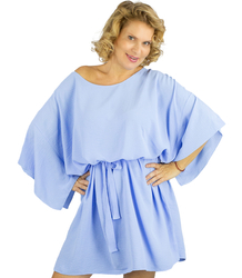 Airy butterfly tunic dress tied at waist DREAM