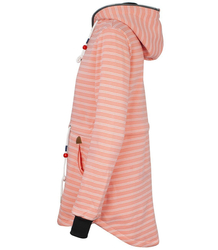 Designerska  długa bluza parka HIT w PASKI