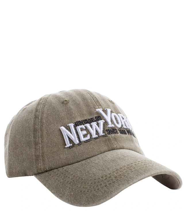 New York Vintage men's embroidered baseball cap