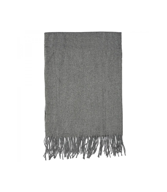 Soft large shawl with tassels uniform classic