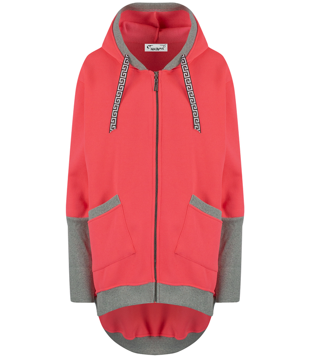 Warm oversized sweatshirt PARKA sweatshirt hoodie