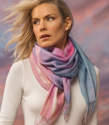 Women's scarf with stylish design 180x70