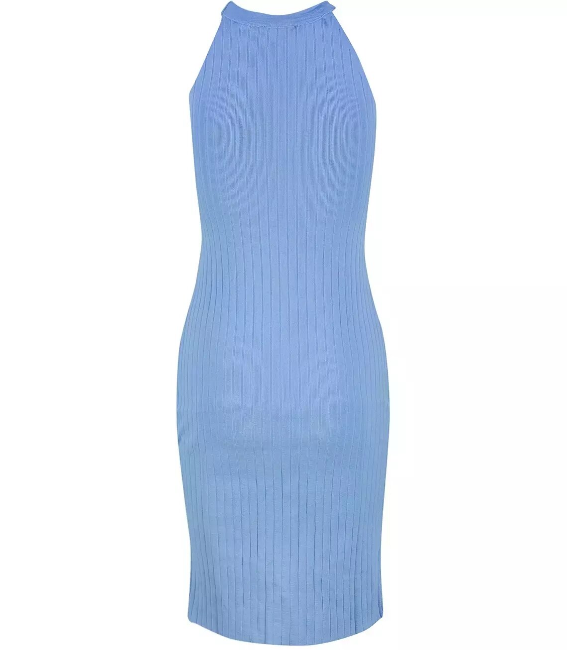Dopasowana elastyczna sukienka midi modna (14891 / KAT1027) - Agrafka